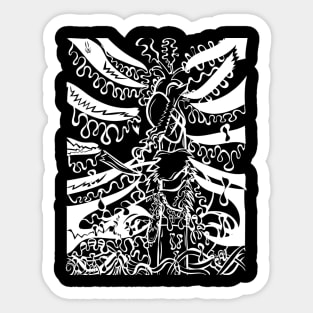 Organs open Sticker